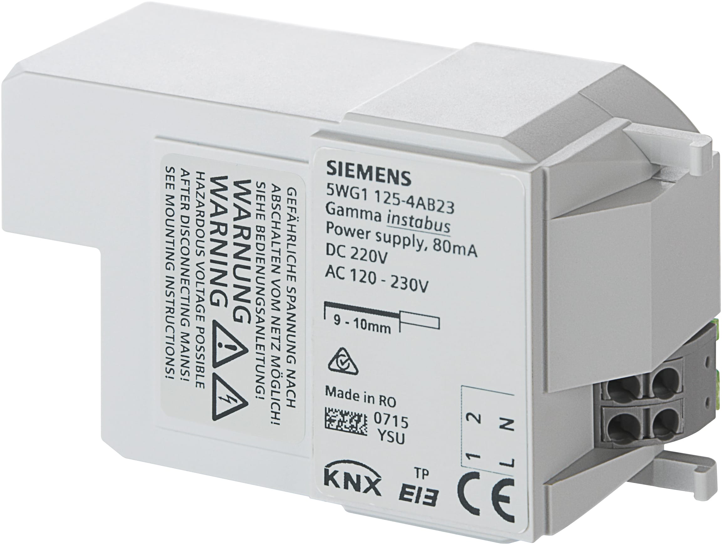 SIEMENS - Alimentatore Decentralizzato RL 125/23 80mA