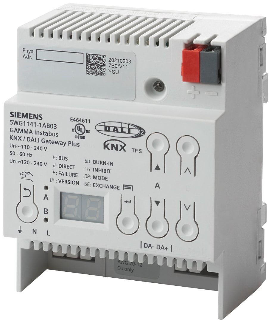 SIEMENS - Gateway KNX-DALI N 141/03 Plus 64 ECG DALI