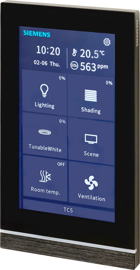 SIEMENS - Display Multifunzione Touch TC5 V2 UP205/22 Nero