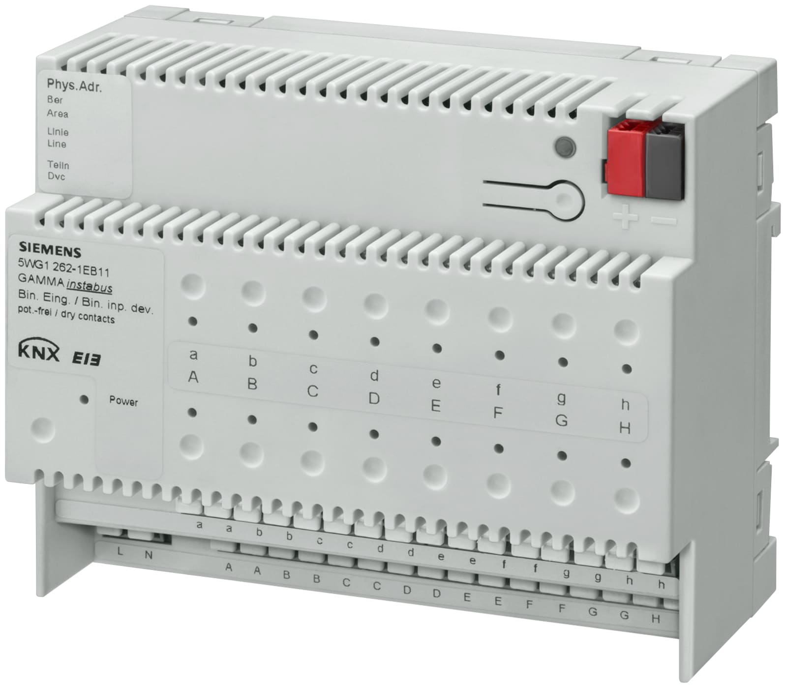 SIEMENS - INGRESSI BINARI. N 262E/11 16XCONT. POT. LI