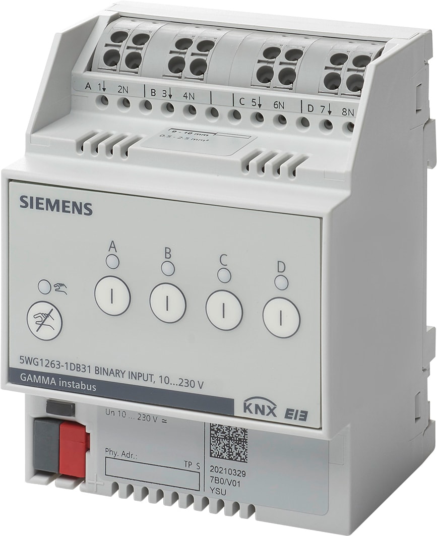 SIEMENS - Ingressi Binari. N 263D31 4x12...230V Ac/Dc
