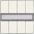 SIEMENS - Pulsanti UP 287/3 4ch+Led Pl-L Delta Style.BT