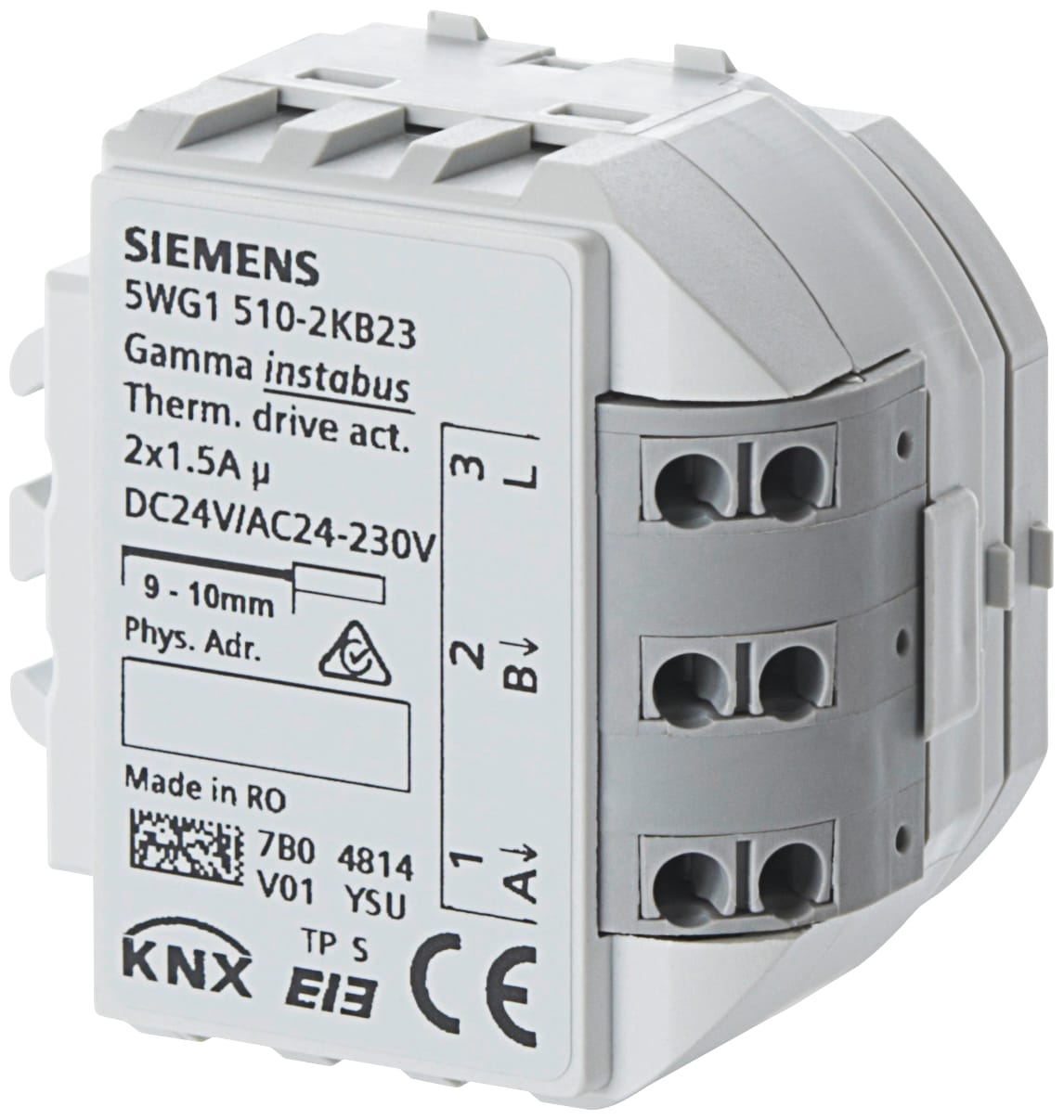 SIEMENS - Attuatore per Valvole Elettrotermiche RL 510K/23 2x1,5A