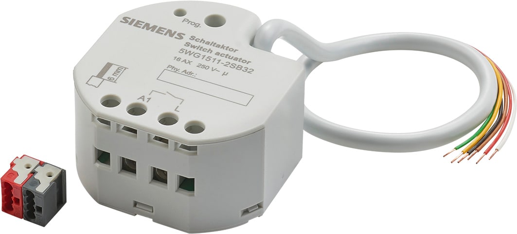 SIEMENS - Uscita Binaria UP 511S32 1x230V 16A + 3 Ingressi Contatti Potenziale Libero SECURE