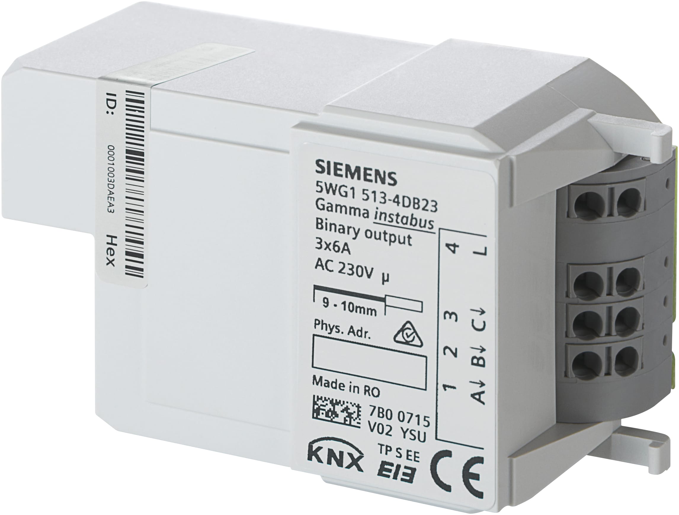 SIEMENS - Uscita Binaria RL 513/23 3x230V 6A