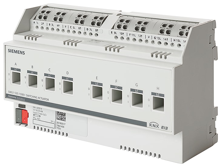 SIEMENS - Uscita Binaria N 535D51 8x230V 16/20AX con misurazione di corrente