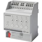 SIEMENS - Attuatore tapparelle, veneziane, oscuranti… 4 canali DC 24V 6A da guida DIN