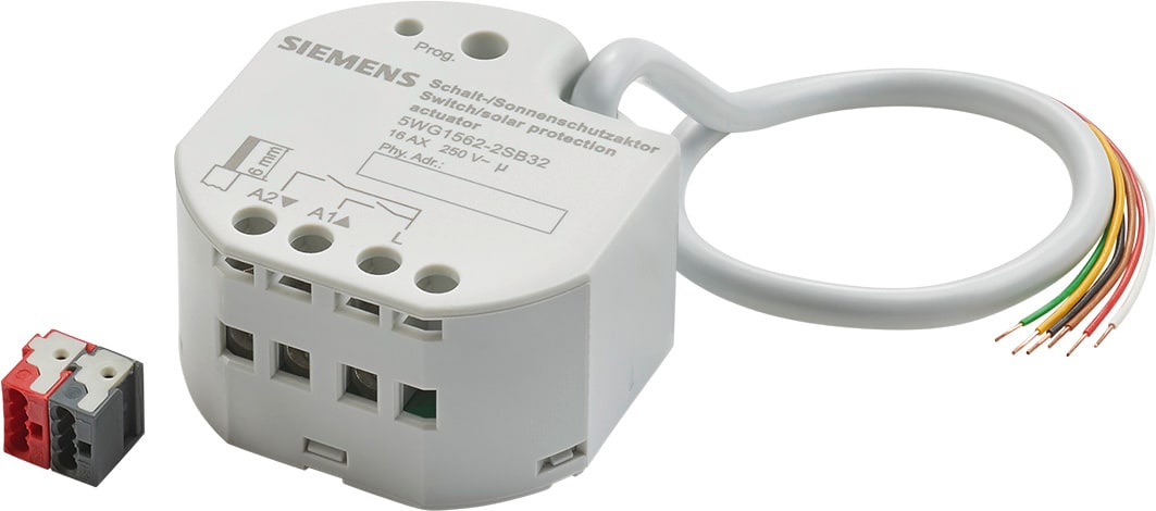 SIEMENS - Uscita Binaria / Tapparella UP 562S32 2x230V 16A + Ingressi Contatti Potenziale Libero SECURE