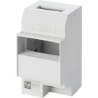 SIEMENS - Adattatore a guida DIN per dipositivi RL con finestra per visualizzazione etichetta dispositivo, Ingombro: 3 U.M., Dimensioni: 52.7 x 90 x 55 mm