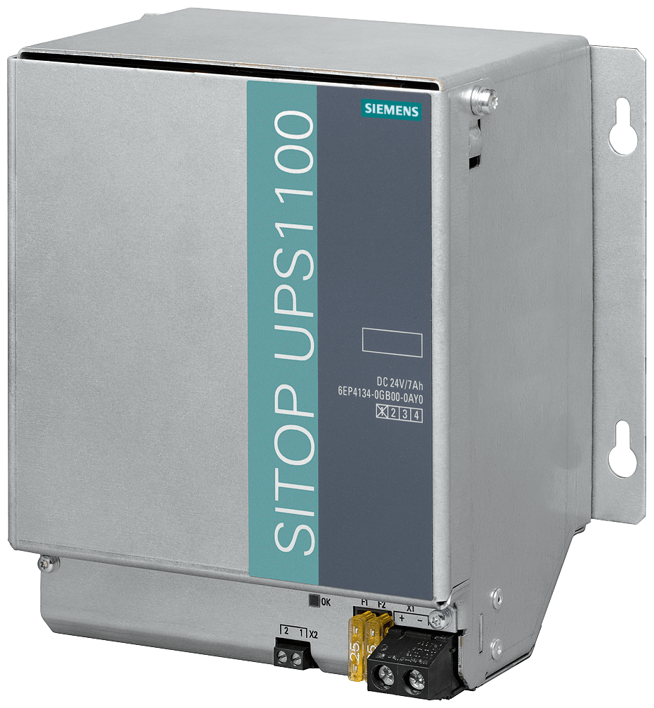 SIEMENS - Modulo batteria con batterie al piombo SITOP UPS1100, DC 24 V/7 Ah