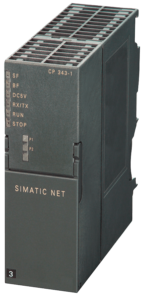 SIEMENS - SIPLUS NET CP 343-1 basato su 6GK7343-1EX30-0XE0 con Conformal Coating, -25…+70°C, processore di comunicazione per il collegamento di SIMATIC S7-30...