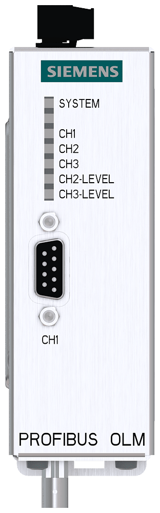SIEMENS - PROFIBUS OLM/P11 V4.1 Optical Link Module, 1 x RS485, 1 x BFOC (FO in plastica)