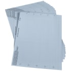 SIEMENS - SIMATIC S7-1500 Fogli di etichette di siglatura Grigio alluminio per moduli larghi 35 mm UI 10