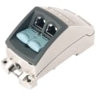 SIEMENS - IE FC RJ45 Modular Outlet Base Module 2FE, ins. rimov. per 2x interf. 100 Mbit/s