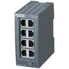 SIEMENS - SCALANCE XB008G, unmanaged switch, 8x RJ45, idoneo per Gigabit