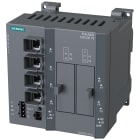 SIEMENS - SCALANCE X308-2M TS, man. switch Layer 2, 4x RJ45, 2x per Media-Mod., ferrovia