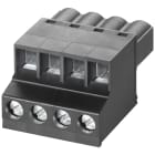SIEMENS - Blocco morsetti a vite per SCALANCE X/W/S/M, a 4 poli per alim. tensione, DC24V