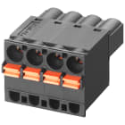 SIEMENS - Blocco morsetti a molla per SCALANCE X/W/S/M, a 4 poli per alim. tensione, DC24V