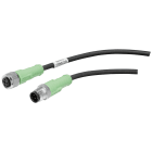 SIEMENS - Cavo con connettore MOBY per alimentatori da rete wide-range, PUR, 2x M12, DC 24 V, 5 m