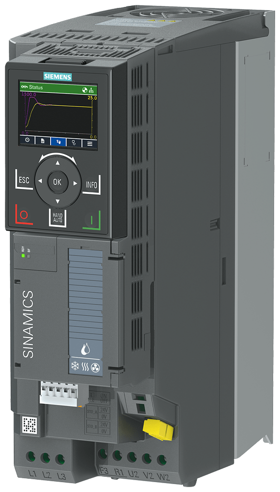 SIEMENS - SINAMICS G120X, IP20 / UL open type, FSB, UF, 3 AC 200-240 V, 4,00 kW