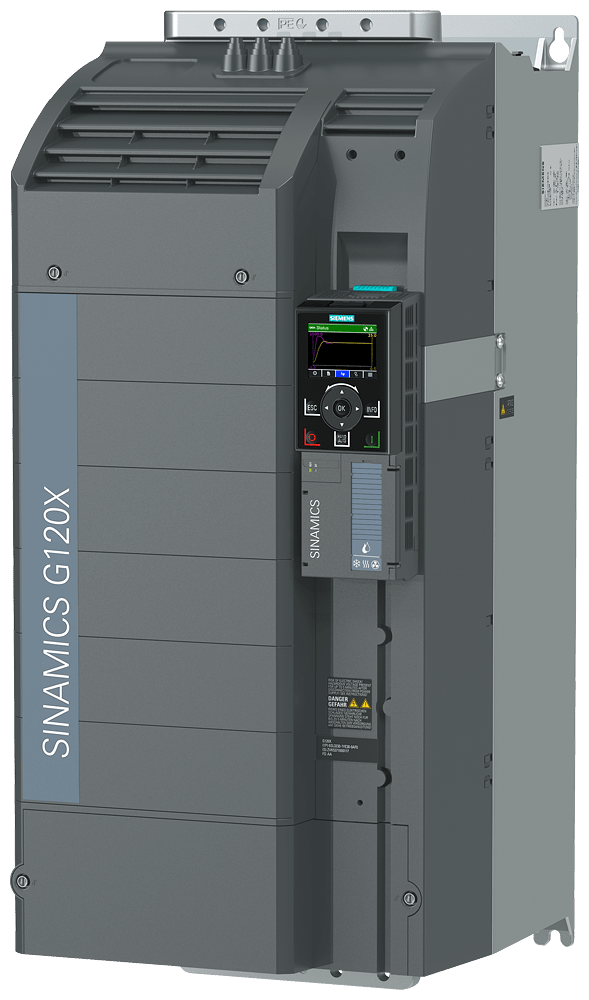 SIEMENS - SINAMICS G120X, IP20 / UL open type, FSF, UF, 3 AC 200-240 V, 55,00 kW