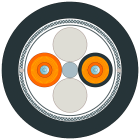 SIEMENS - FO Ground Cable 50/125/1400 (OM 2), sezion., MM, prot. antiroditori, a metraggio