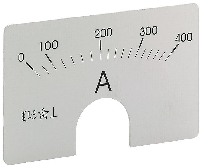 SIEMENS - SCALAxAMP. AN. 72x 72mm 0-1600A
