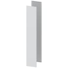 SIEMENS - ALPHA Universal quadro modulare pareti laterali A=2000, P=400, RAL7035 2 pezzi grigi