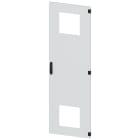 SIEMENS - SIVACON, porta, a destra, con sfinestratura per ventilatore con filtro, con alette di ventilazione