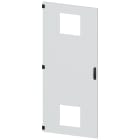SIEMENS - SIVACON, porta, a sinistra, con sfinestratura per ventilatore con filtro, con alette di ventilazione