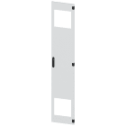 SIEMENS - SIVACON, porta, a destra, con sfinestratura per ventilatore con filtro, con alette di ventilazione