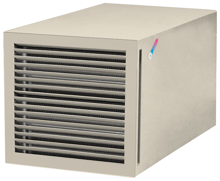 SIEMENS - Condizionatore per montaggio nel tetto, capacità di raffreddamento 2900 W AC 400 V RAL7035, 492 x 496 x 797 mm (LaxAxP)