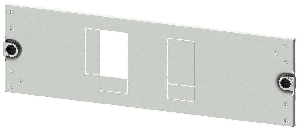 SIEMENS - mostrina copriforo 3VA11 (160A), a 3 o 4 poli, installazione fissa, azionamento: direttamente, comando rotativo frontale, comando a motore, RCD: co...
