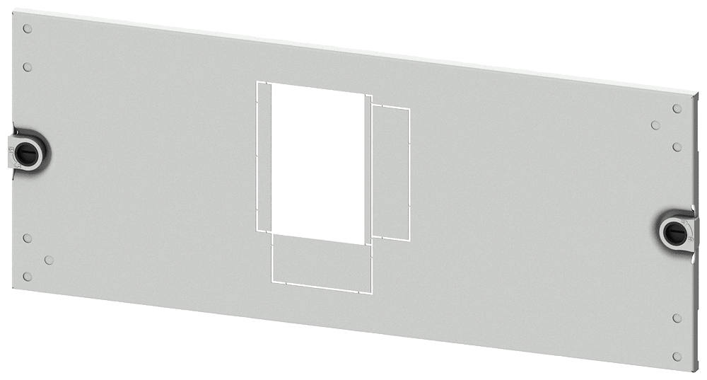 SIEMENS - mostrina copriforo 3VA20 (100A), 3VA21 (160A), 3VA22 (250A), a 3 o 4 poli, installazione fissa, zoccolo da innesto, azionamento: direttamente, coma...