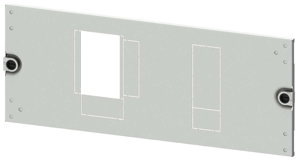 SIEMENS - mostrina copriforo 3VA20 (100A), 3VA21 (160A), 3VA22 (250A), a 3 o 4 poli, installazione fissa, azionamento: direttamente, comando rotativo frontal...