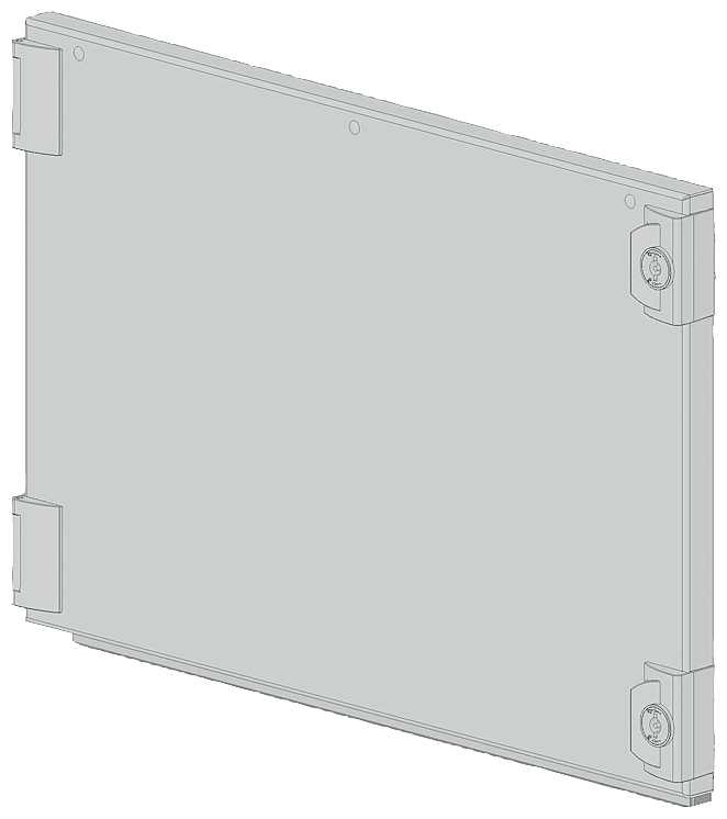 SIEMENS - Porta modulare vano di testa con iscrizione scomparto, IP40, A: 225 mm, La: 800 mm