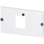 SIEMENS - mostrina copriforo 3VA13 (400A), 3VA14 (630A), 3VA23 (400A), 3VA24 (630A), a 4 poli, modulo estraibile, azionamento: diretto, interruttore differen...