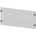 SIEMENS - mostrina copriforo 3VA10 (100A), 3VA11 (160A), a 3 poli, struttura 8US, azionamento: direttamente, comando rotativo frontale, comando a motore, A: ...