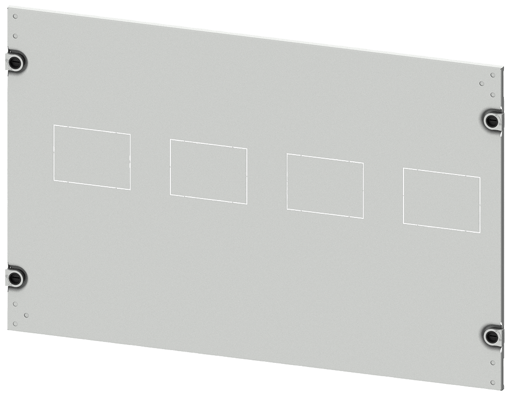 SIEMENS - mostrina copriforo 3VA20 (100A), 3VA21 (160A), 3VA22 (250A), a 4 poli, installazione fissa, tecnica ad innesto, struttura 8US, azionamento: comando...