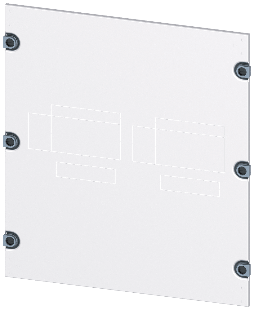 SIEMENS - mostrina copriforo 3VA13 (400A), 3VA14 (630A), 3VA23 (400A), 3VA24 (630A), a 4 poli, zoccolo da innesto, azionamento: direttamente, comando rotativ...