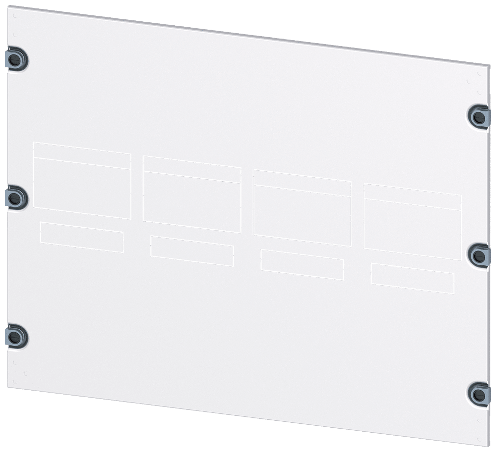 SIEMENS - mostrina copriforo 3VA13 (400A), 3VA14 (630A), 3VA23 (400A), 3VA24 (630A), a 3 poli, tecnica ad innesto, azionamento: direttamente, comando rotativ...