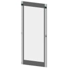 SIEMENS - Porta in vetro Giugiaro, IP55, A: 2000 mm, La:800 mm, doppia mappa, sinistra