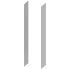 SIEMENS - Parete laterale, A: 2000mm P: 400mm, 1 set=2 pezzi