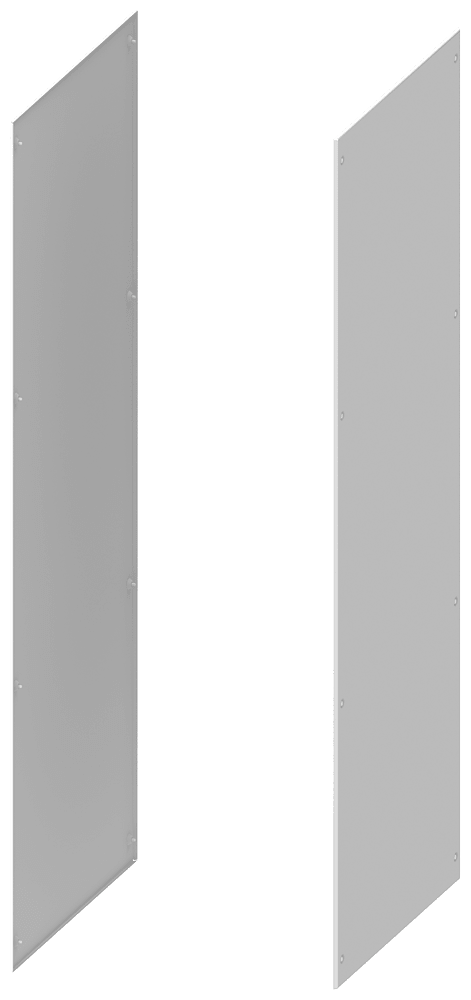 SIEMENS - Parete laterale, A: 2000mm P: 800mm, 1 set=2 pezzi