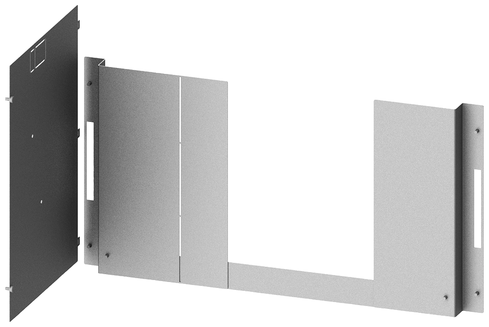 SIEMENS - Segregazione 3WA GC I, a 3/4 poli, esecuzione fissa, A: 550mm La: 800mm