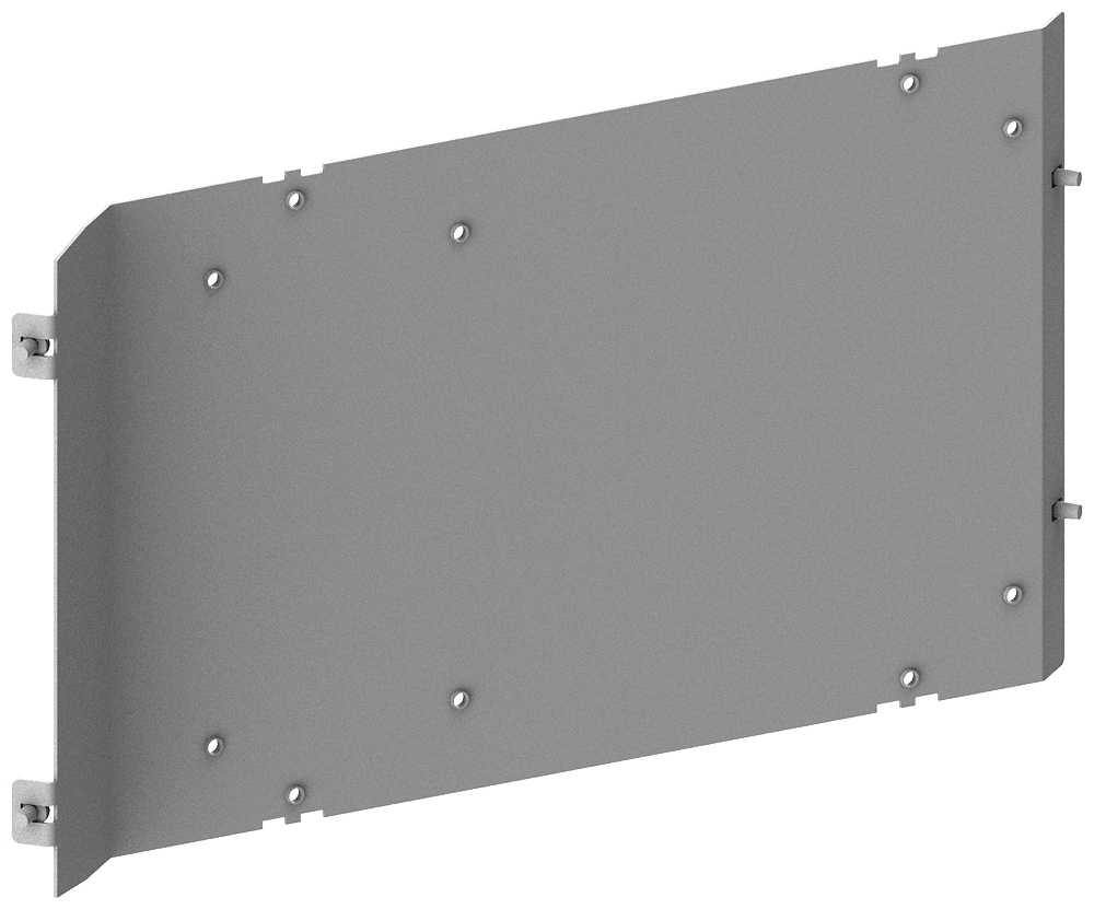 SIEMENS - Segregazione collegamento sbarra collettrice verticale posteriore, A: 250mm La: 600mm