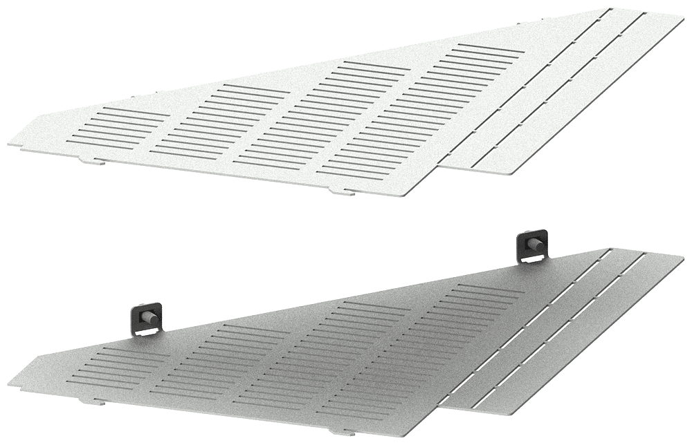 SIEMENS - Copertura segmento segregazione posteriore, La: 600 mm, 1 set=2 pezzi