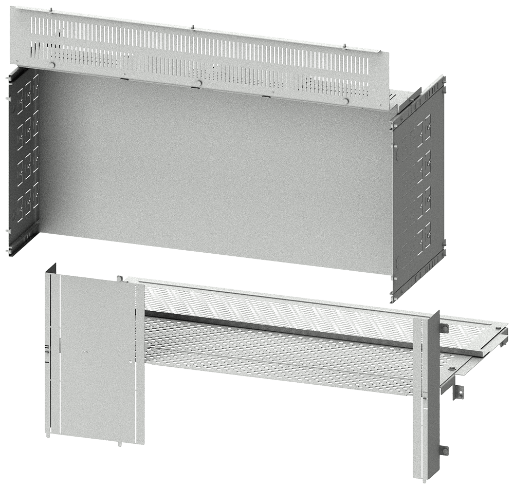 SIEMENS - Segregazione 3WA GC III, a 3/4 poli, esecuzione estraibile, A: 550 La: 1000mm