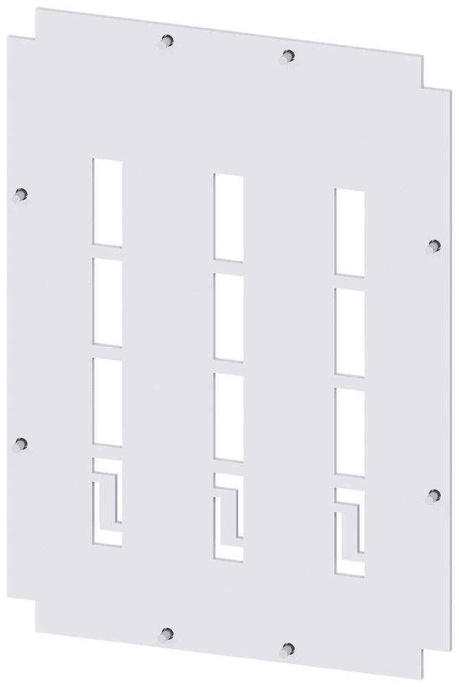 SIEMENS - Copertura collegamento posteriore, 3VA27 (1600A), a 3/4 poli, A: 450mm