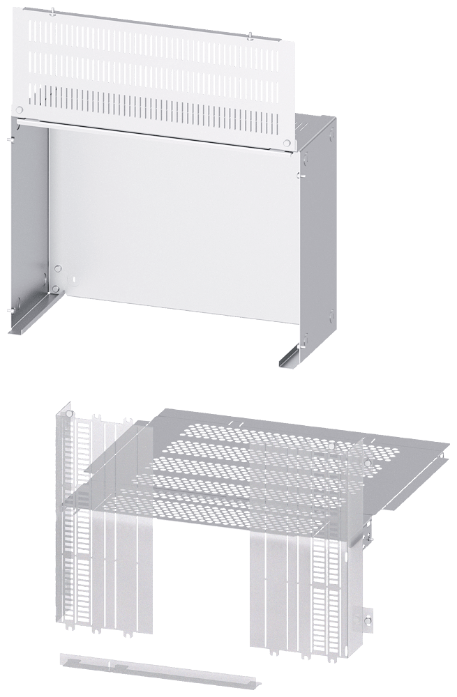 SIEMENS - Segregazione 3WA (800 V) grandezza costruttiva 1, sbarra collettrice principale in alto La: 600mm P: 800mm